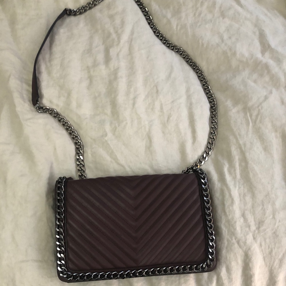 Aldo deep burgundy bag